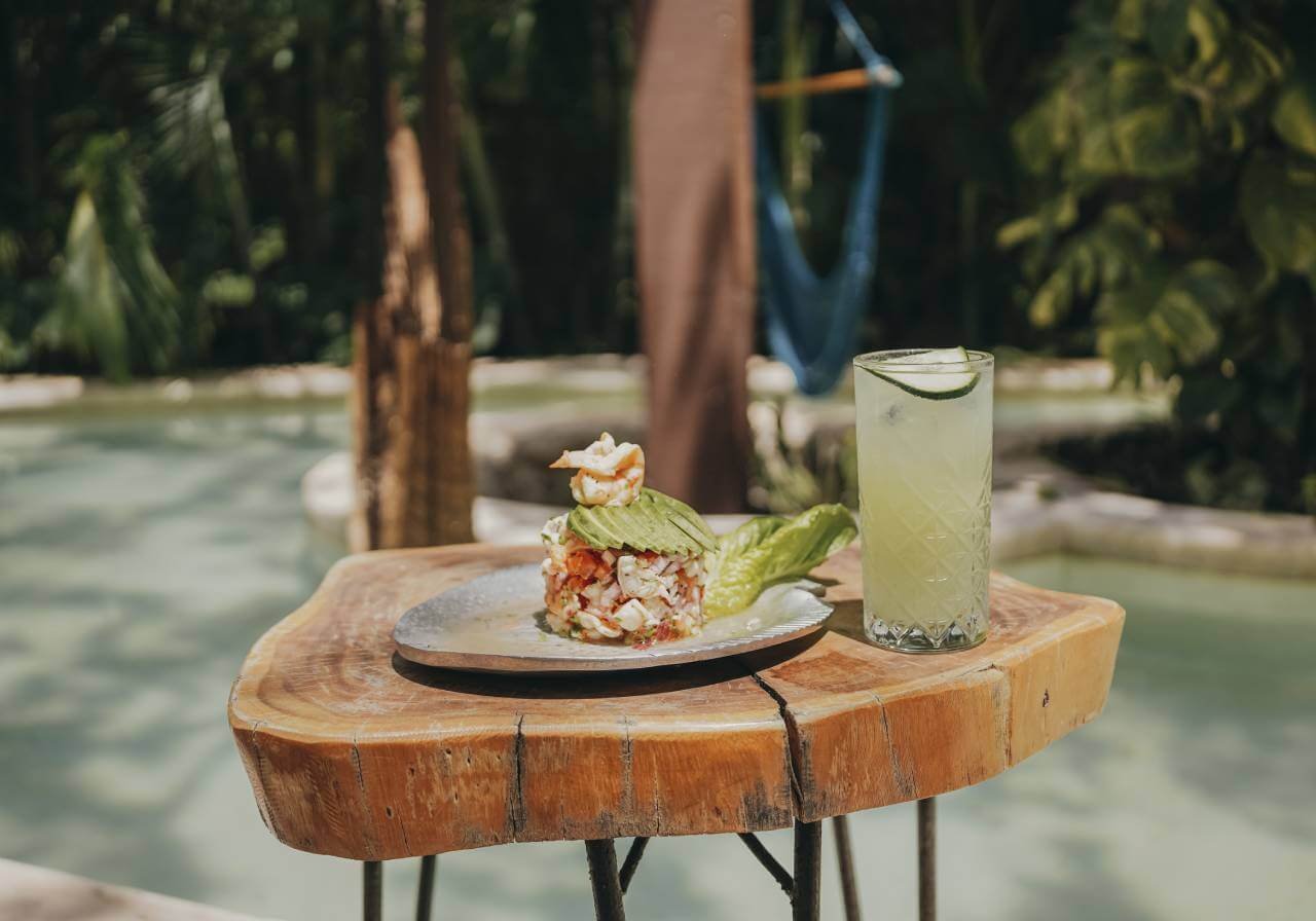 ceviche, summer in Cobá