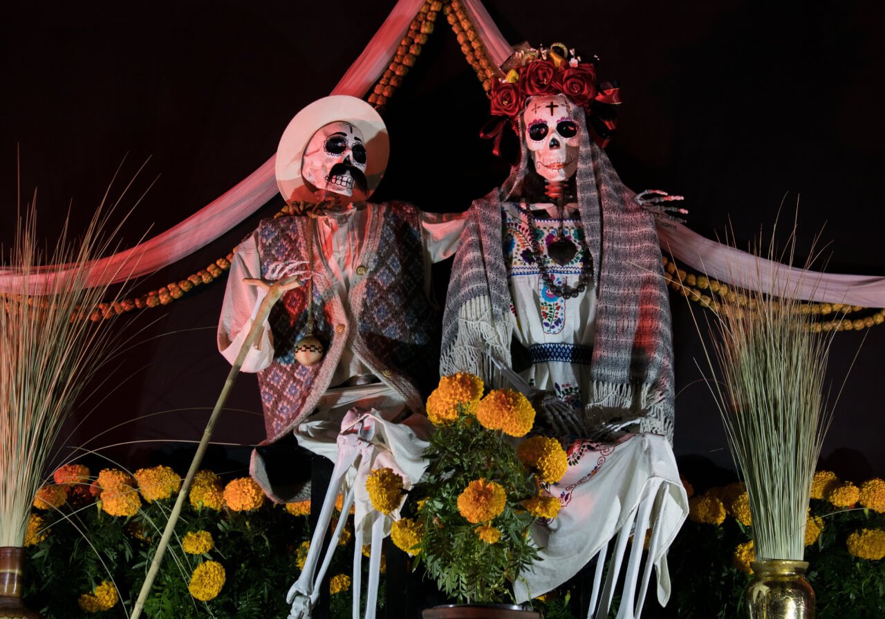 catrinas tradiciones del día de muertos